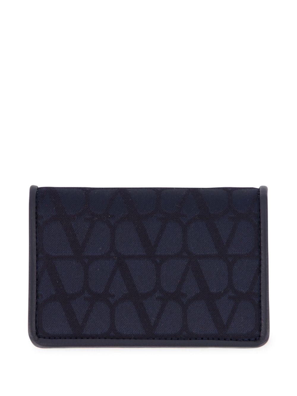 Valentino Garavani Toile Iconographe bi-fold wallet - Blue von Valentino Garavani