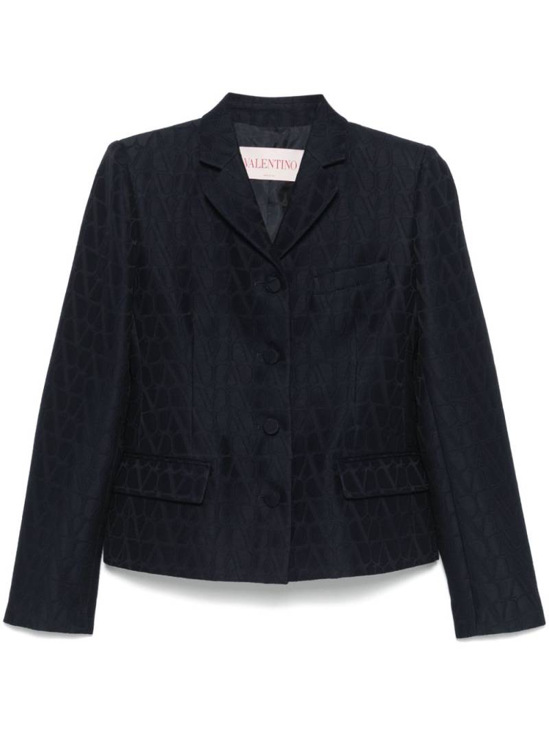 Valentino Garavani Toile Iconographe blazer - Blue von Valentino Garavani