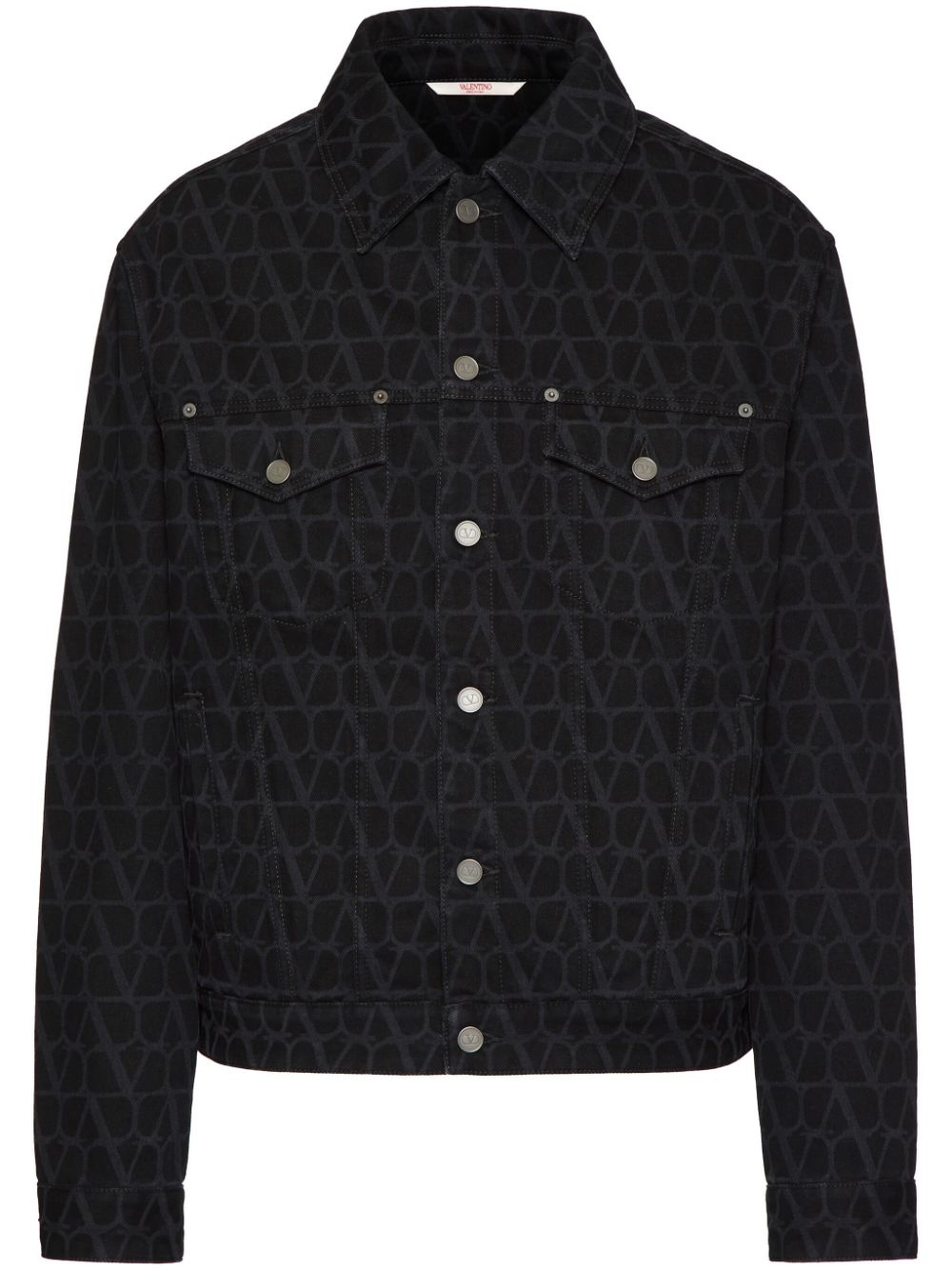 Valentino Garavani Toile Iconographe denim jacket - Black von Valentino Garavani