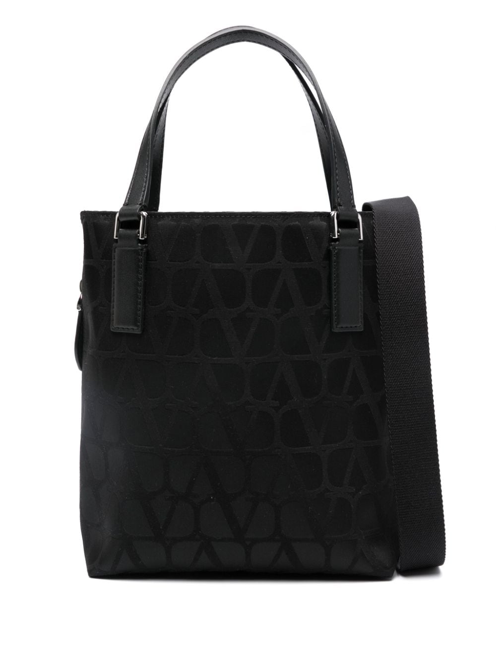 Valentino Garavani Toile Iconographe-jacquard tote bag - Black von Valentino Garavani