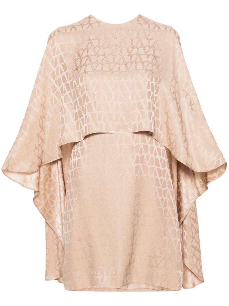 Valentino Garavani Toile Iconographe mini dress - Neutrals von Valentino Garavani