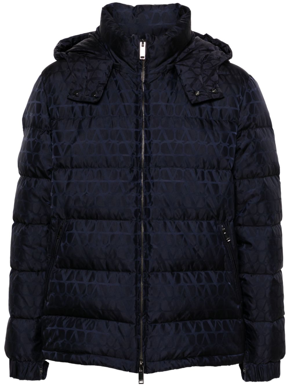 Valentino Garavani Toile Iconographe padded jacket - Blue von Valentino Garavani