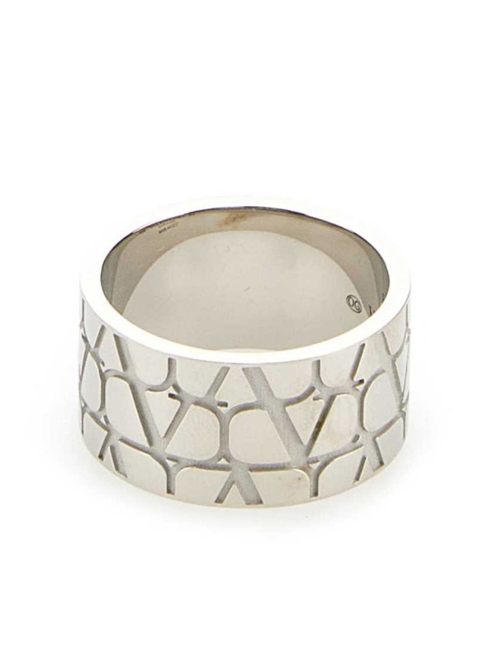 Valentino Garavani Toile Iconographe ring - Silver von Valentino Garavani