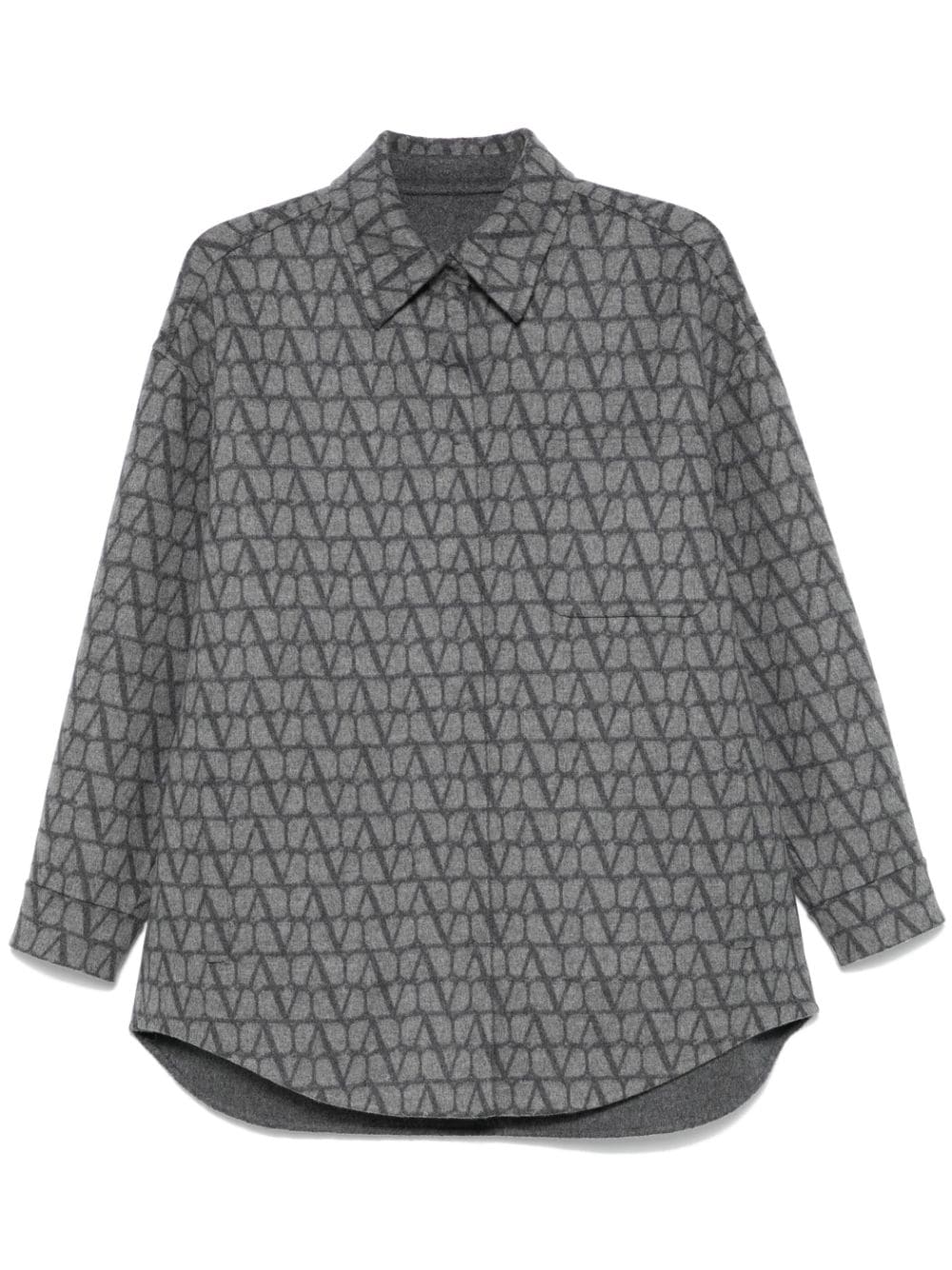 Valentino Garavani Toile Iconographe shirt - Grey von Valentino Garavani