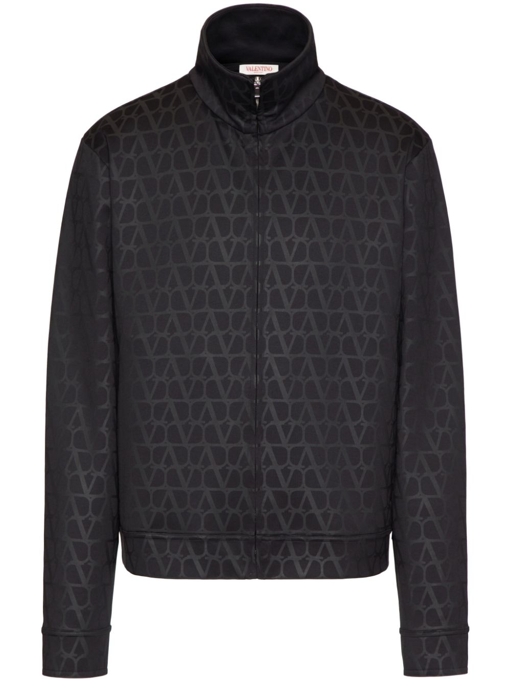 Valentino Garavani Toile Iconographe zip-up sweatshirt - Black von Valentino Garavani