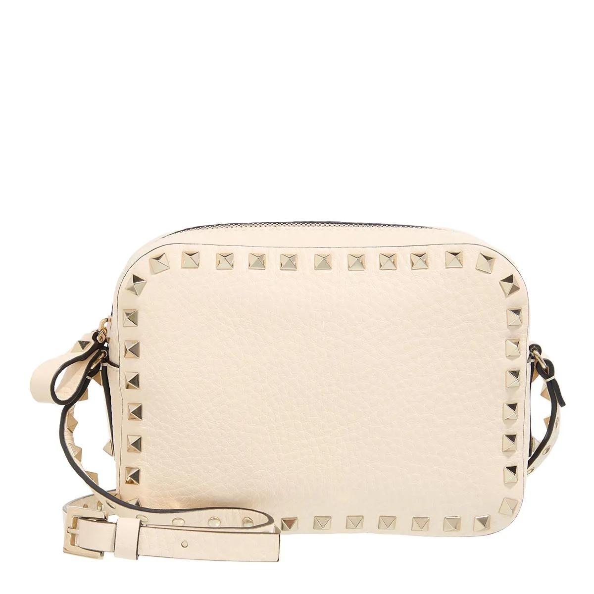 Valentino Garavani Schultertasche - Cross Body Bag Rockstud - Gr. unisize - in Creme - für Damen von Valentino Garavani