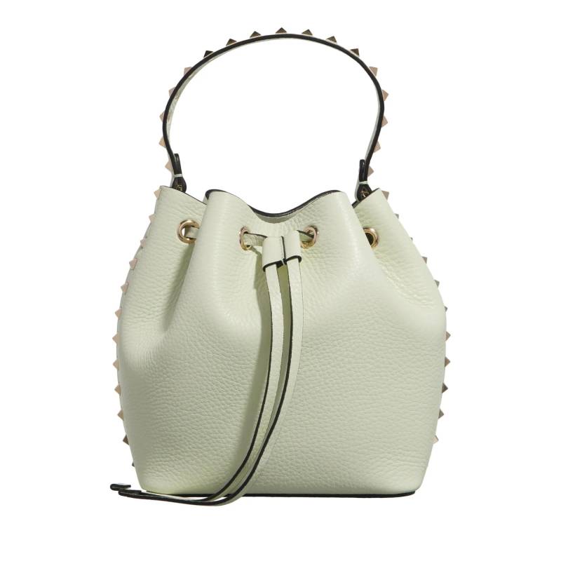 Valentino Garavani Umhängetasche - Drawstring Bag Rockstud - Gr. unisize - in Grün - für Damen von Valentino Garavani