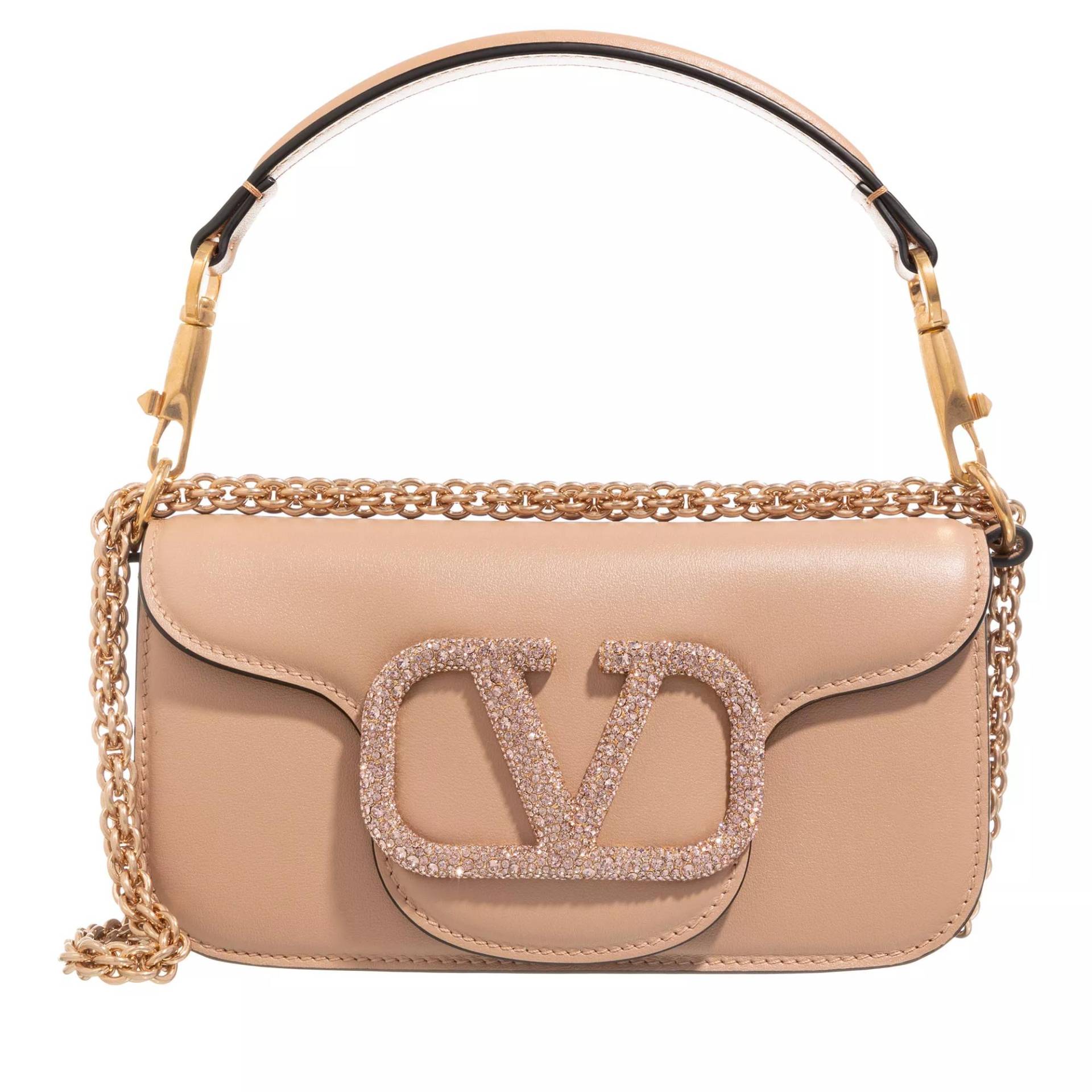 Valentino Garavani Umhängetasche - Loco Small Shoulder Bag For Woman - Gr. unisize - in Rosa - für Damen von Valentino Garavani