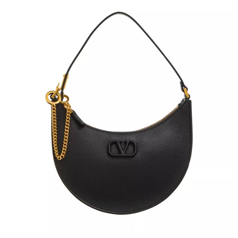 Valentino Garavani Umhängetasche - Mini Hobo VLogo Signature - Gr. unisize - in Schwarz - für Damen von Valentino Garavani