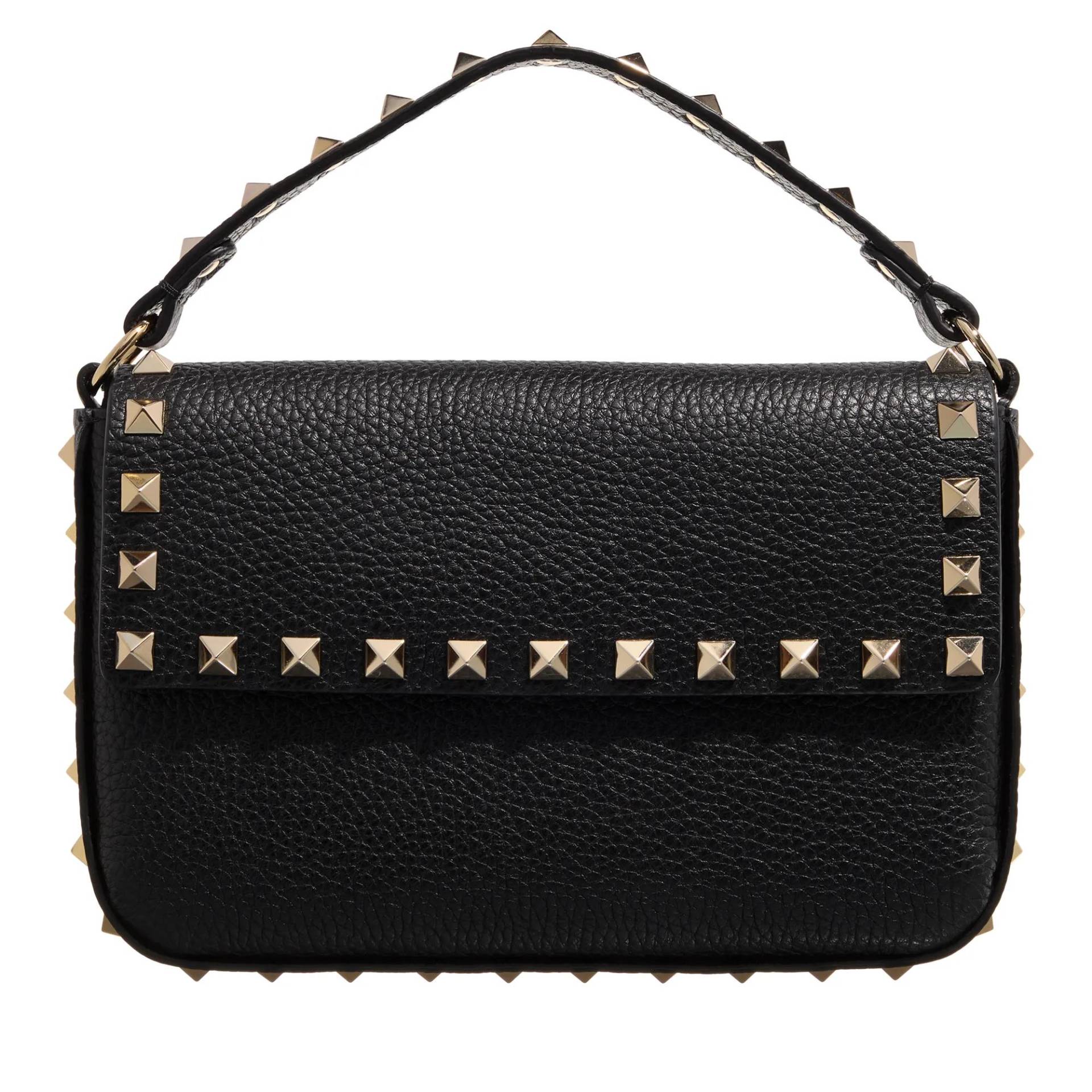 Valentino Garavani Umhängetasche - Mini Rockstud Crossbody Bag - Gr. unisize - in Schwarz - für Damen von Valentino Garavani