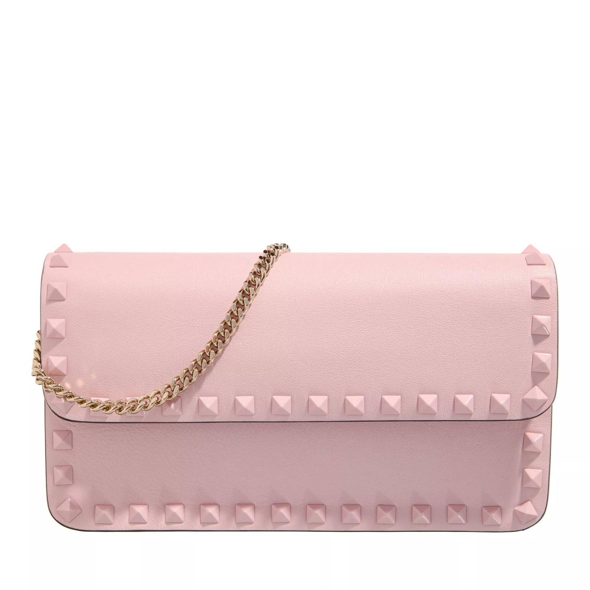 Valentino Garavani Schultertasche - Pouch Rockstud - Gr. unisize - in Rosa - für Damen von Valentino Garavani