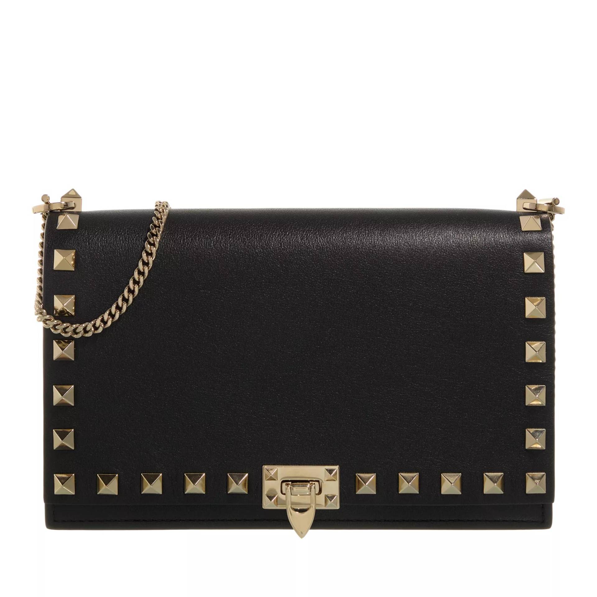 Valentino Garavani Umhängetasche - Pouch Rockstud - Gr. unisize - in Schwarz - für Damen von Valentino Garavani