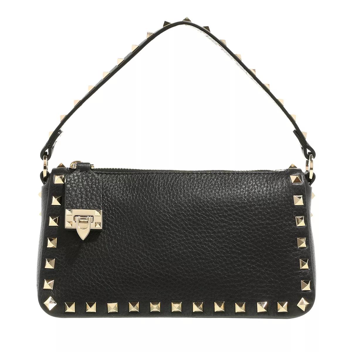 Valentino Garavani Umhängetasche - Rockstud Crossbody Bag - Gr. unisize - in Schwarz - für Damen von Valentino Garavani