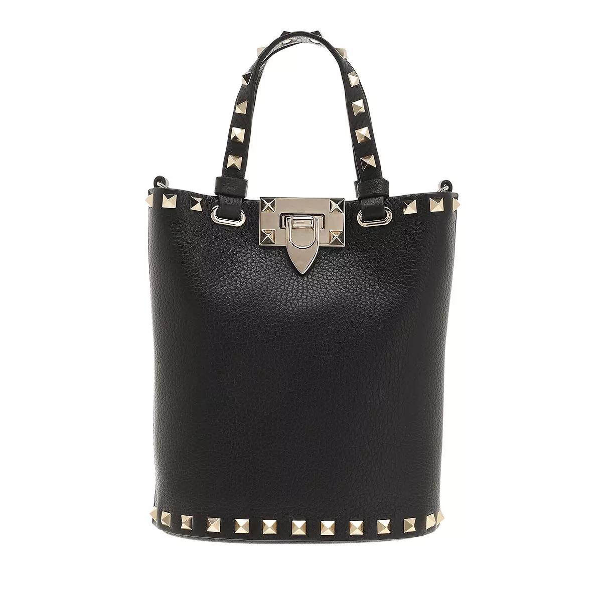 Valentino Garavani Umhängetasche - Rockstud Pouch - Gr. unisize - in Schwarz - für Damen von Valentino Garavani