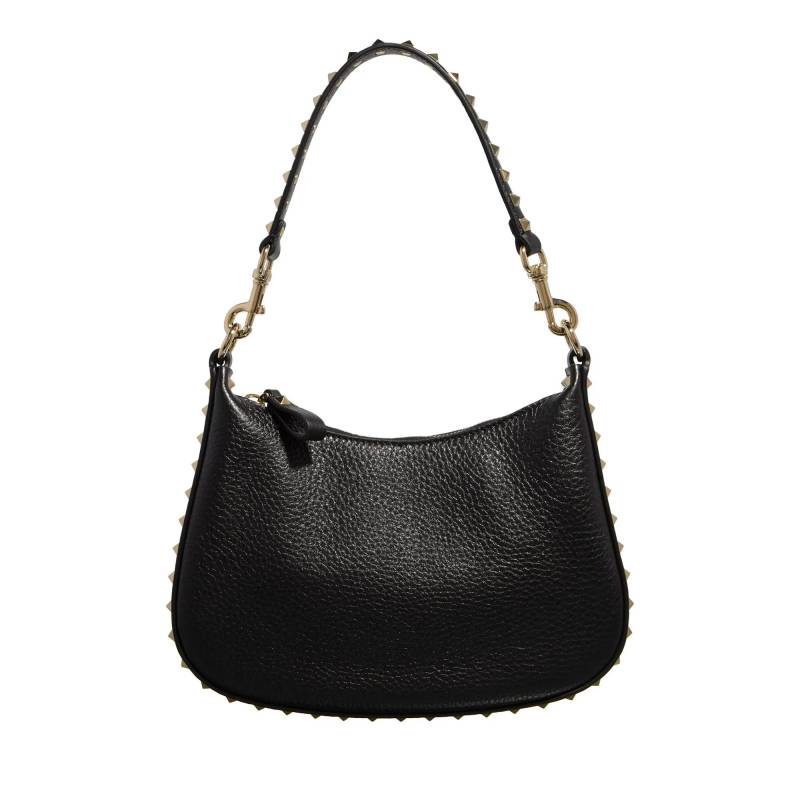 Valentino Garavani Schultertasche - Small Hobo Rockstud - Gr. unisize - in Schwarz - für Damen von Valentino Garavani