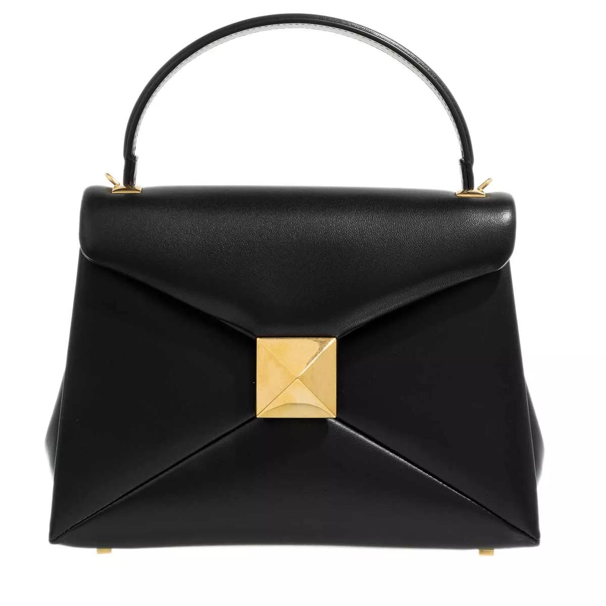 Valentino Garavani Umhängetasche - Small One Stud Handbag Nappa - Gr. unisize - in Schwarz - für Damen von Valentino Garavani