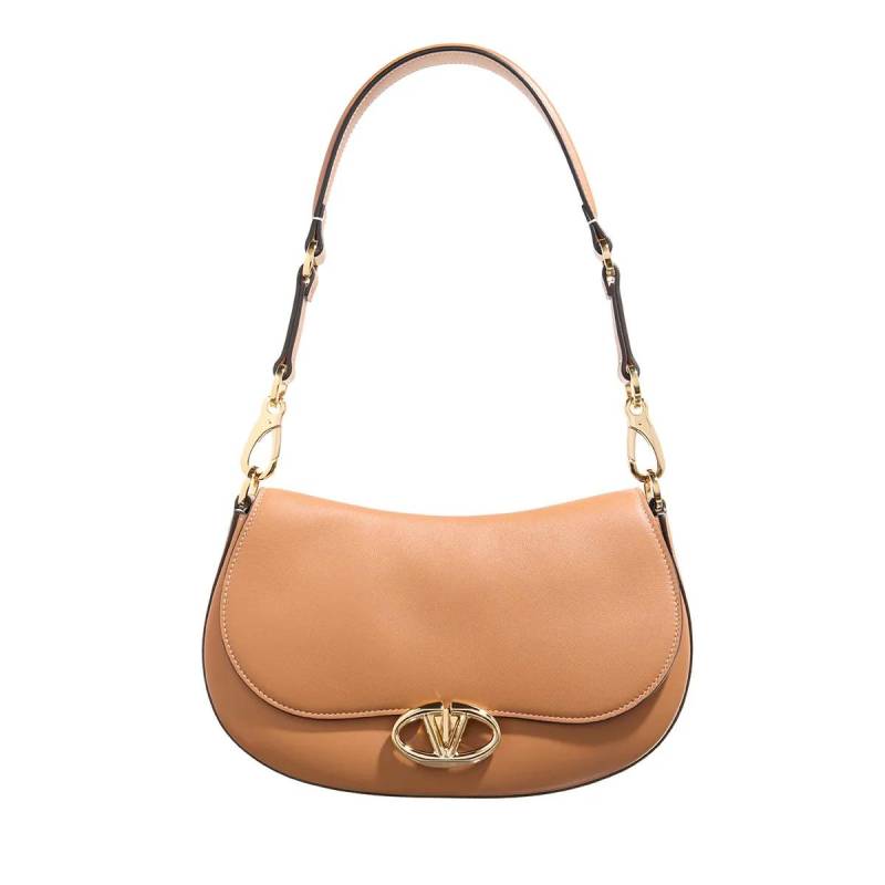 Valentino Garavani Schultertasche - Small Saddle Bag - Gr. unisize - in Braun - für Damen von Valentino Garavani