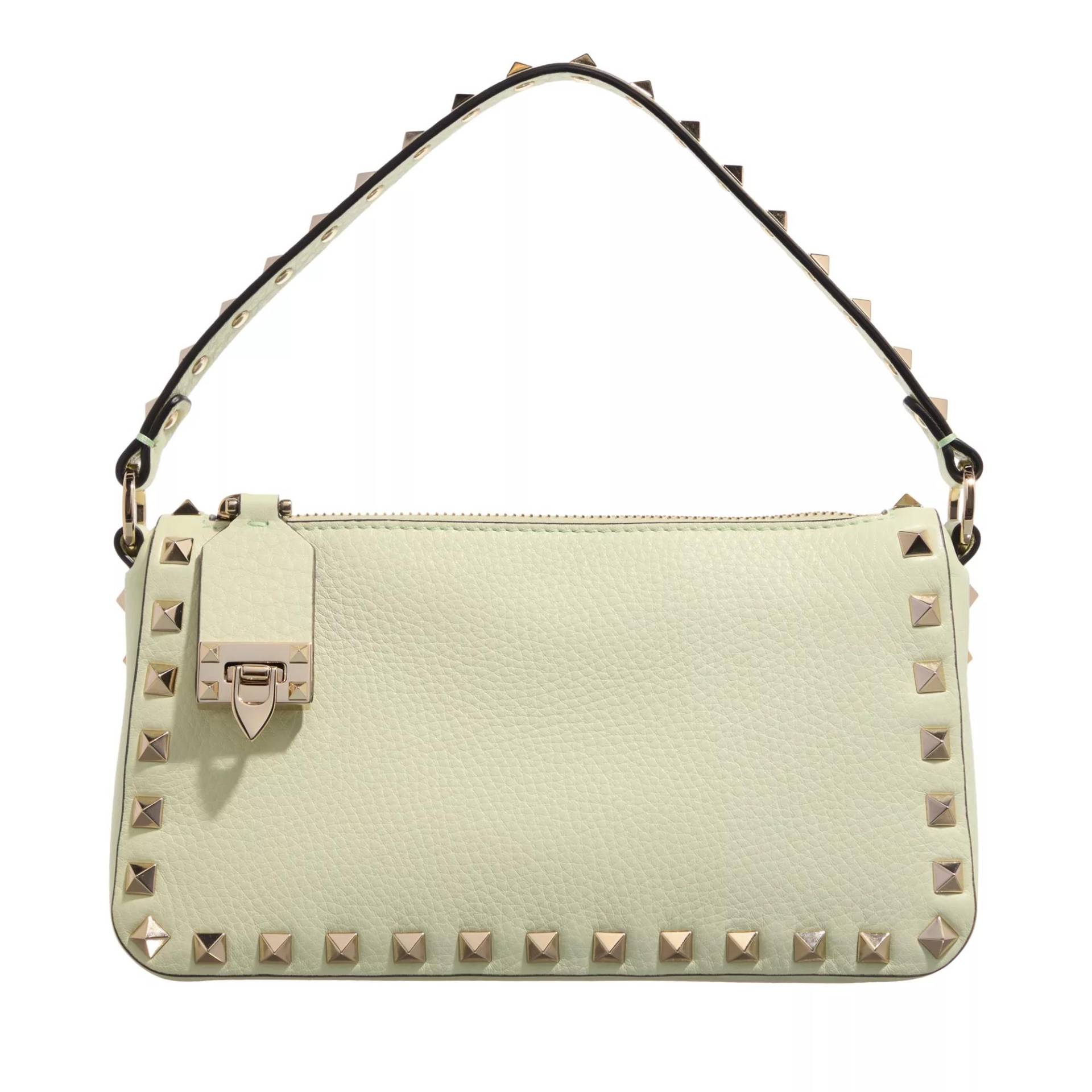 Valentino Garavani Umhängetasche - Small Shoulder Bag Rockstud - Gr. unisize - in Grün - für Damen von Valentino Garavani