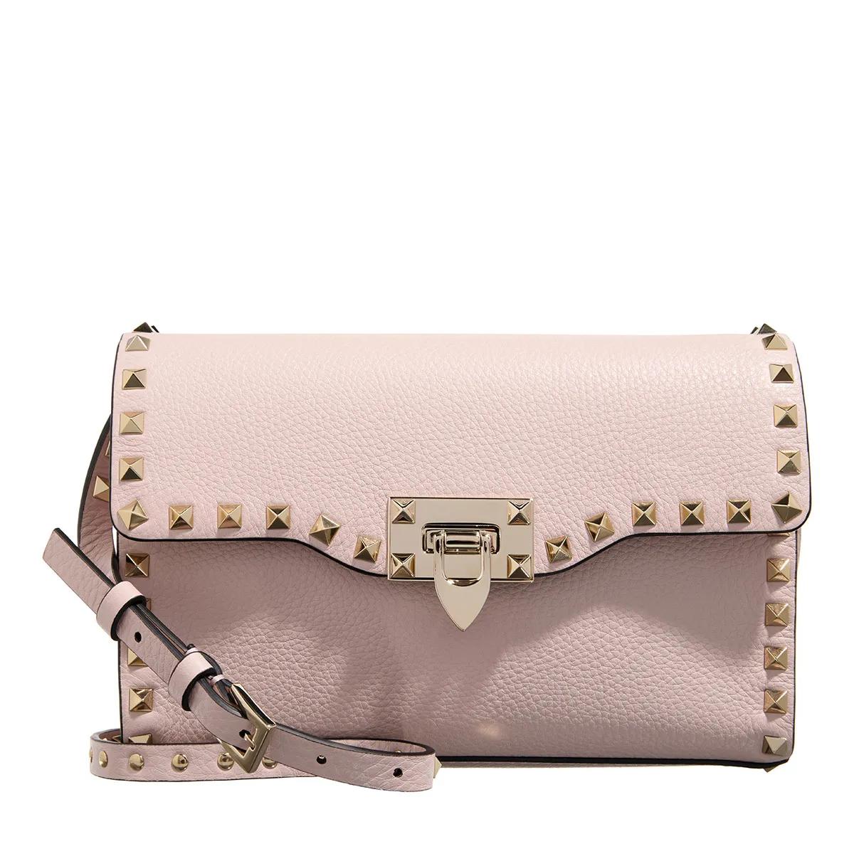 Valentino Garavani Schultertasche - Small Shoulder Bag Rockstud - Gr. unisize - in Rosa - für Damen von Valentino Garavani