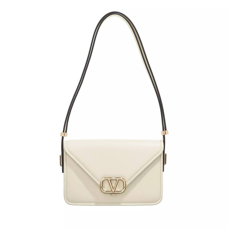 Valentino Garavani Schultertasche - Small Shoulder Bag in Cuvertform - Gr. unisize - in Creme - für Damen von Valentino Garavani