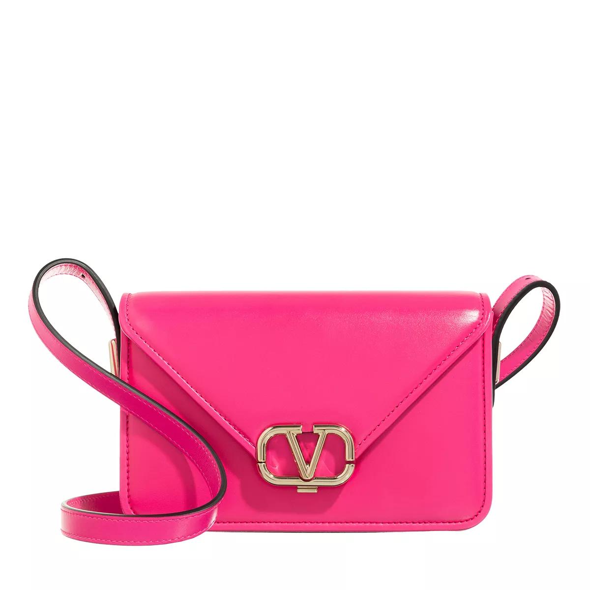 Valentino Garavani Umhängetasche - Small Shoulder Bag in Cuvertform - Gr. unisize - in Rosa - für Damen von Valentino Garavani