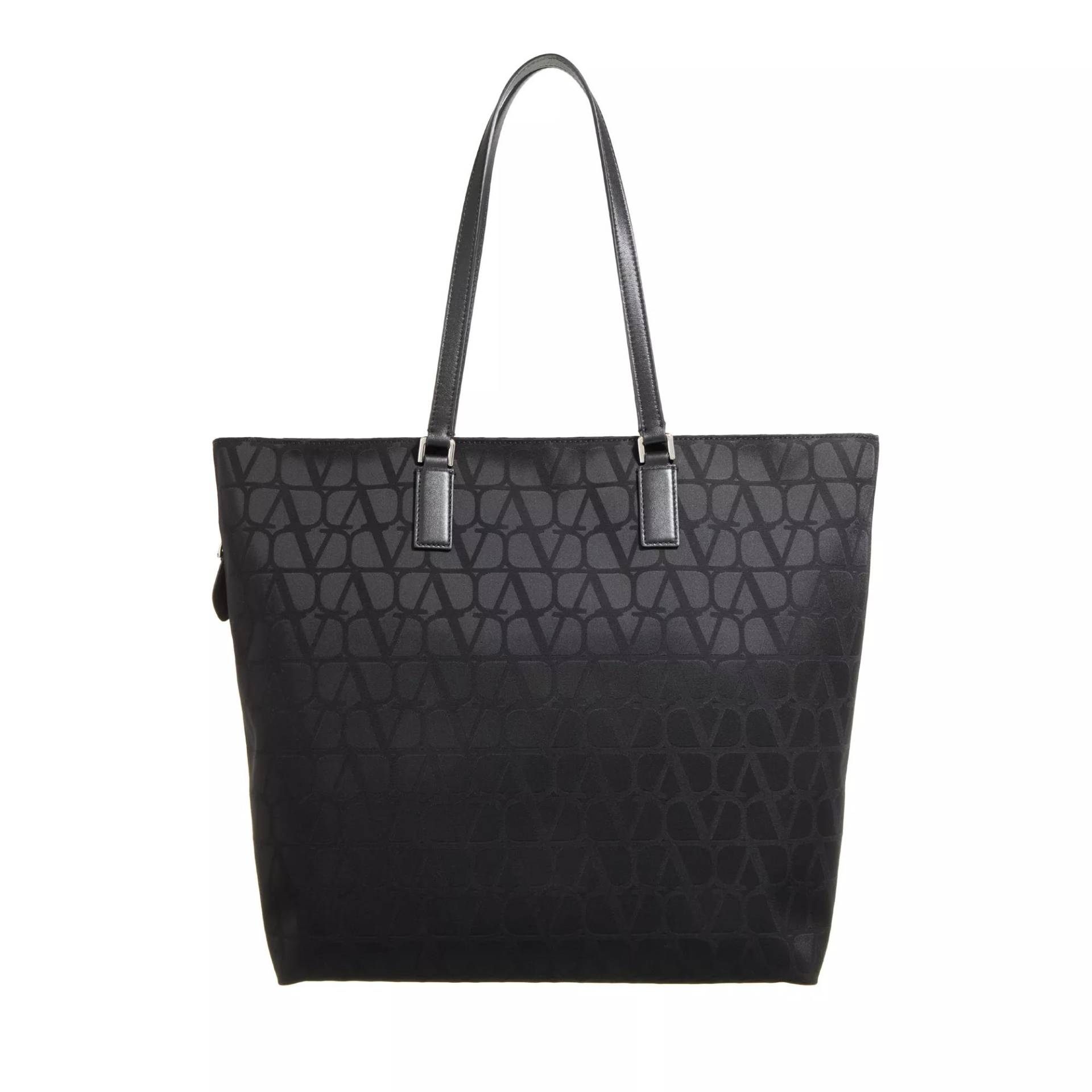 Valentino Garavani Schultertasche - Tiole Iconographe Tote Bag - Gr. unisize - in Schwarz - für Damen von Valentino Garavani