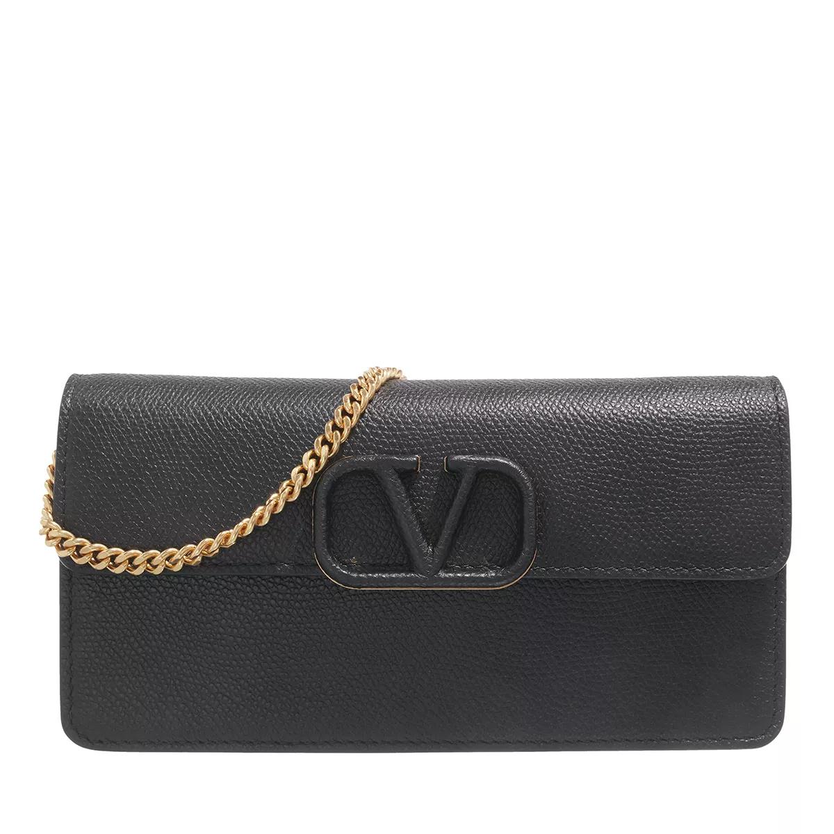 Valentino Garavani Umhängetasche - Vitello Soft Bag - Gr. unisize - in Schwarz - für Damen von Valentino Garavani