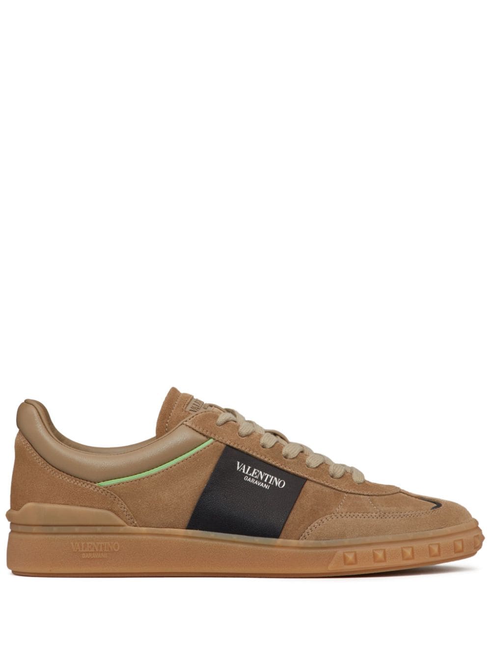 Valentino Garavani Upvillage low-top leather sneakers - Brown von Valentino Garavani