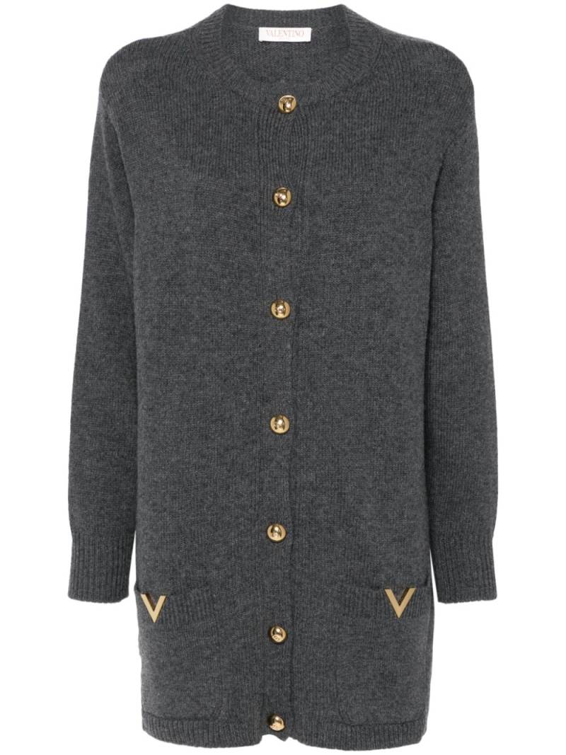 Valentino Garavani VGold cardigan - Grey von Valentino Garavani