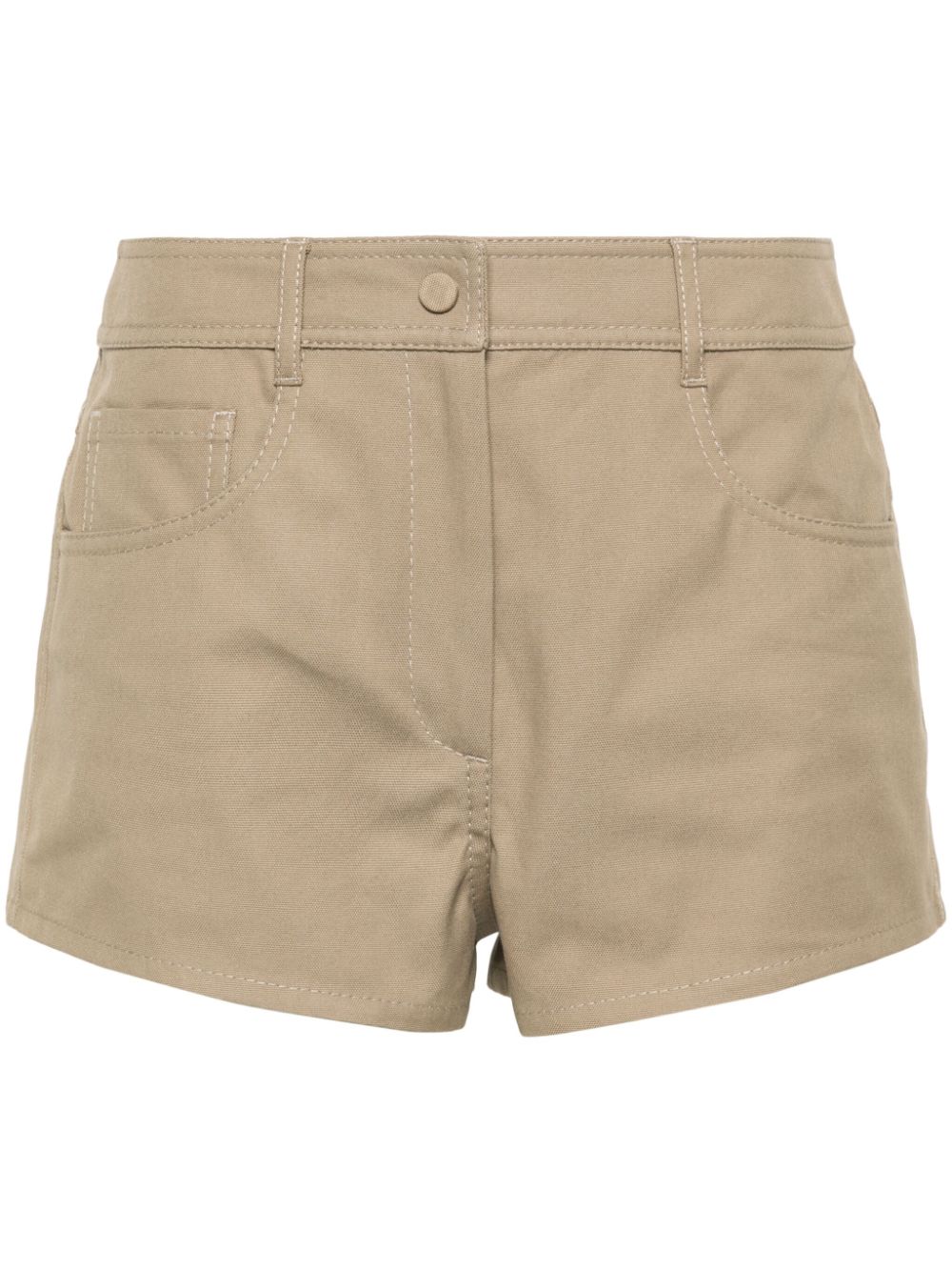 Valentino Garavani VGold-detail shorts - Neutrals von Valentino Garavani