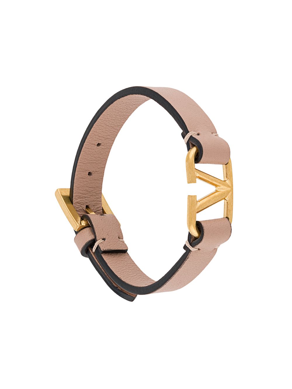 Valentino Garavani VLogo Signature leather bracelet - Neutrals von Valentino Garavani