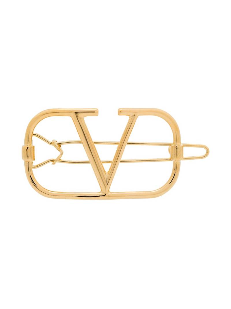 Valentino Garavani VLOGO hair clip - Gold von Valentino Garavani