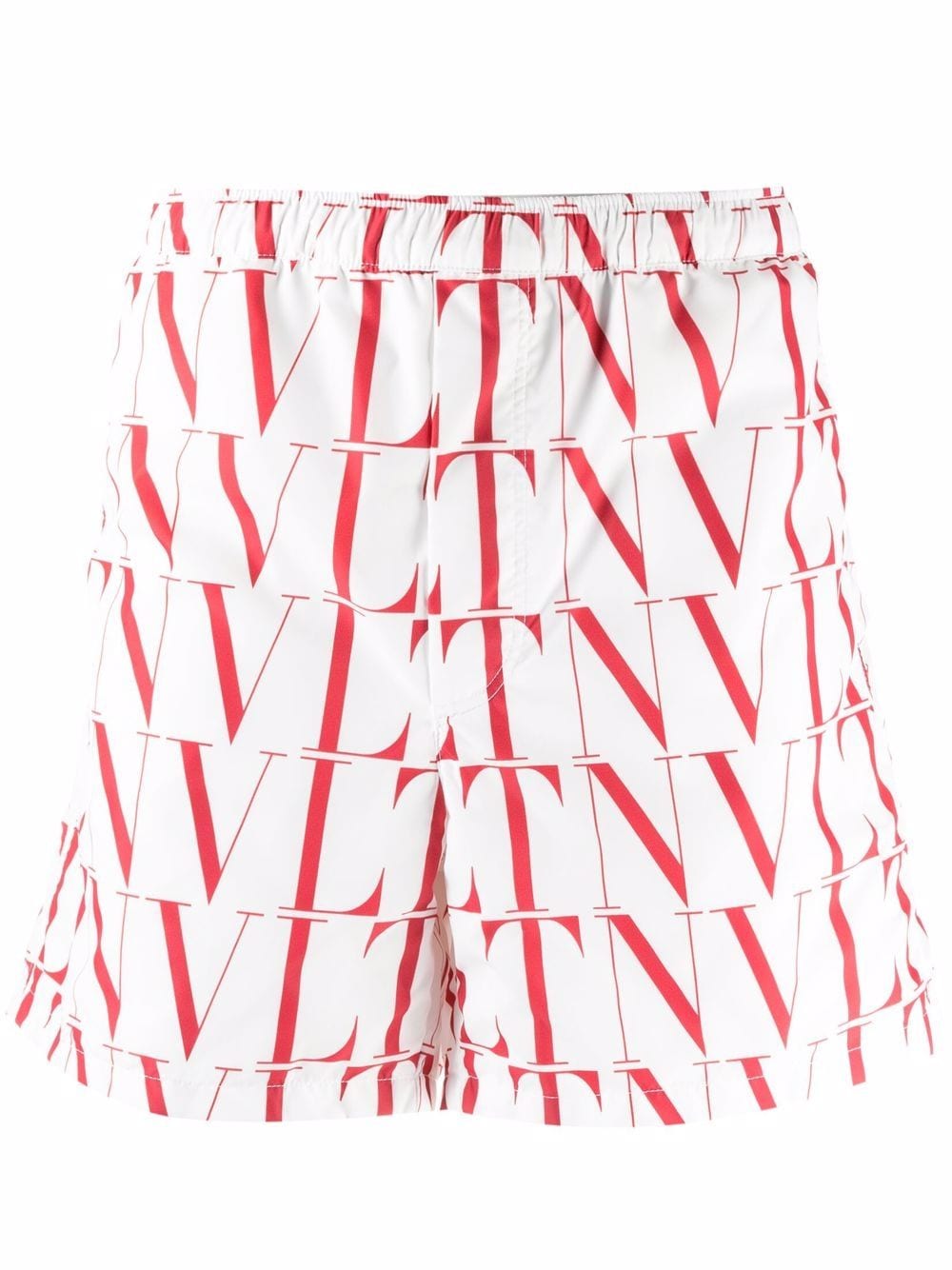 Valentino Garavani VLTN-print swim shorts - White von Valentino Garavani