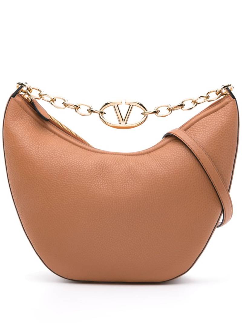 Valentino Garavani VLogo Moon shoulder bag - Brown von Valentino Garavani