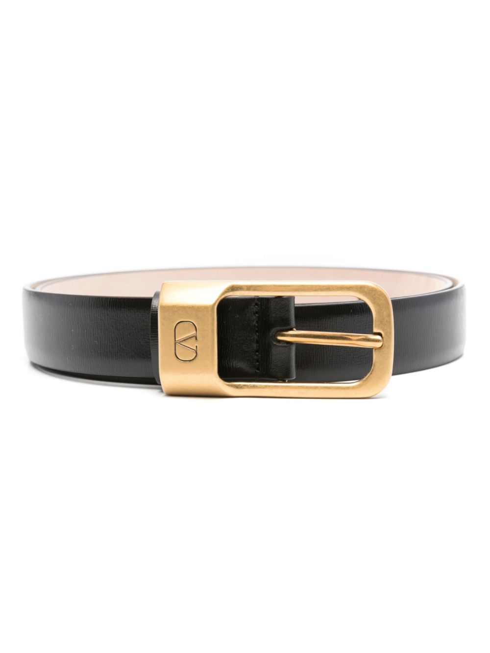 Valentino Garavani VLogo Signature belt - Black von Valentino Garavani