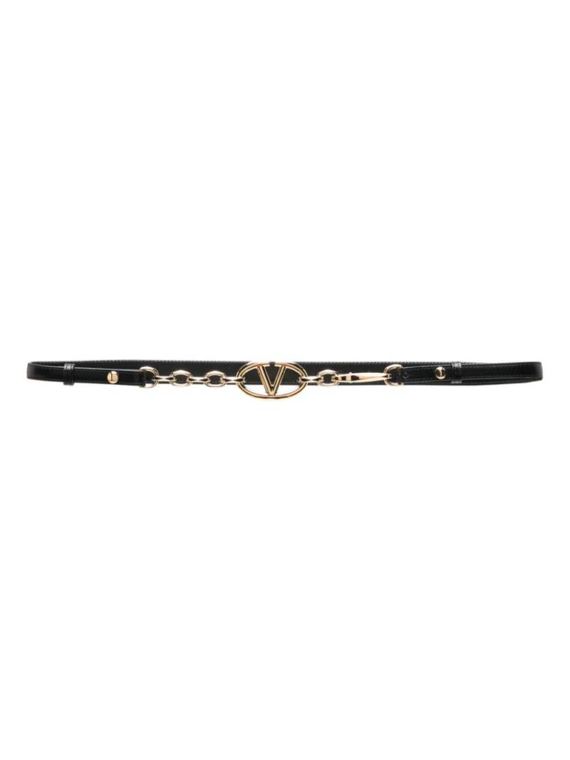 Valentino Garavani VLogo Signature belt - Black von Valentino Garavani