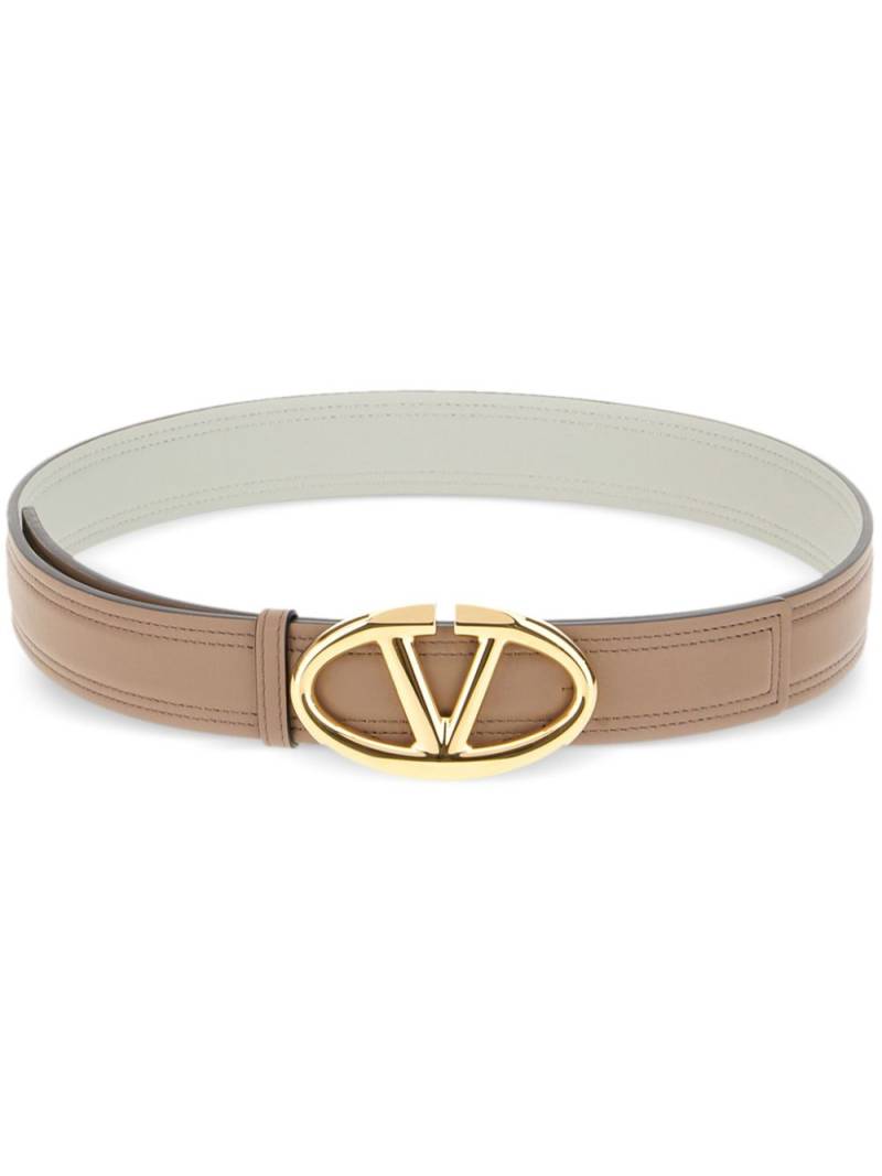 Valentino Garavani VLogo Signature belt - Brown von Valentino Garavani