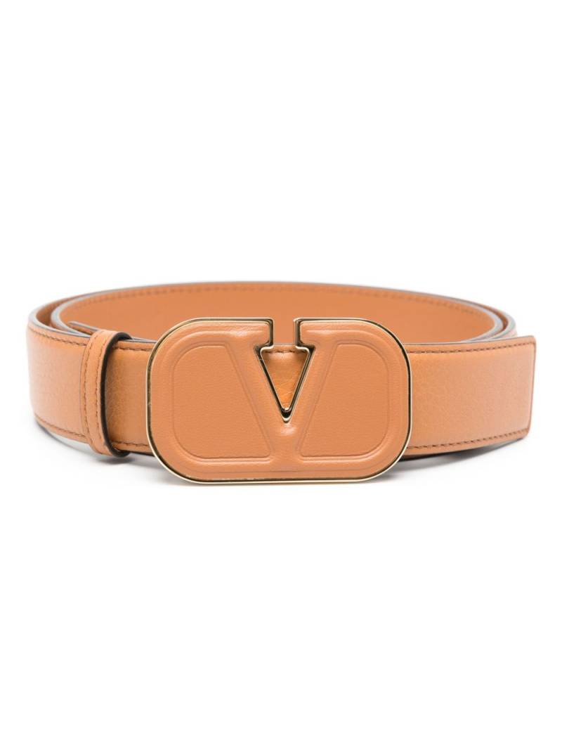 Valentino Garavani VLogo Signature belt - Brown von Valentino Garavani