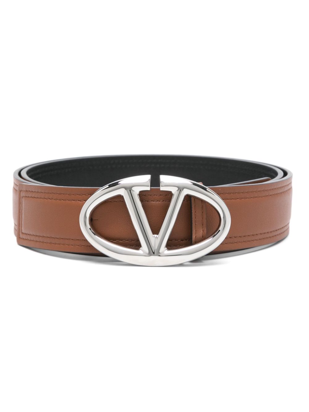 Valentino Garavani VLogo Signature belt - Brown von Valentino Garavani