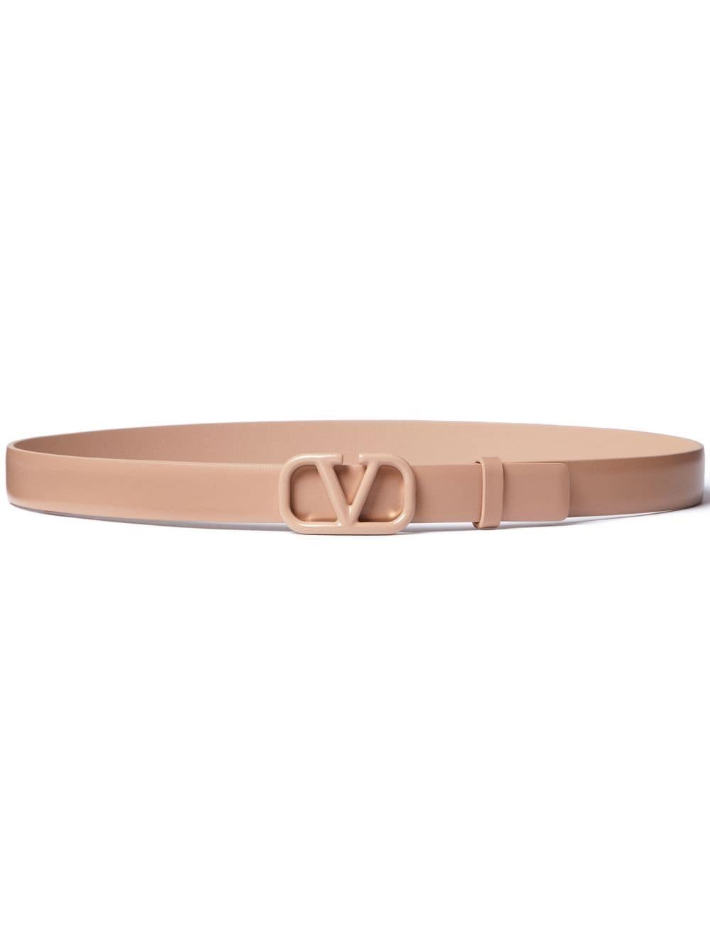 Valentino Garavani VLogo Signature belt - Neutrals von Valentino Garavani