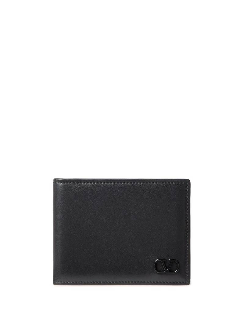 Valentino Garavani VLogo Signature bi-fold wallet - Black von Valentino Garavani