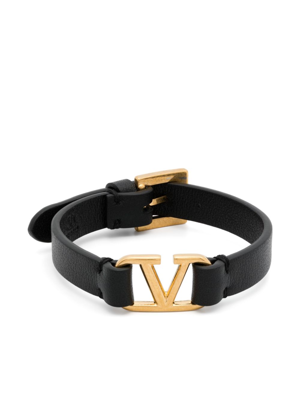 Valentino Garavani VLogo Signature bracelet - Black von Valentino Garavani