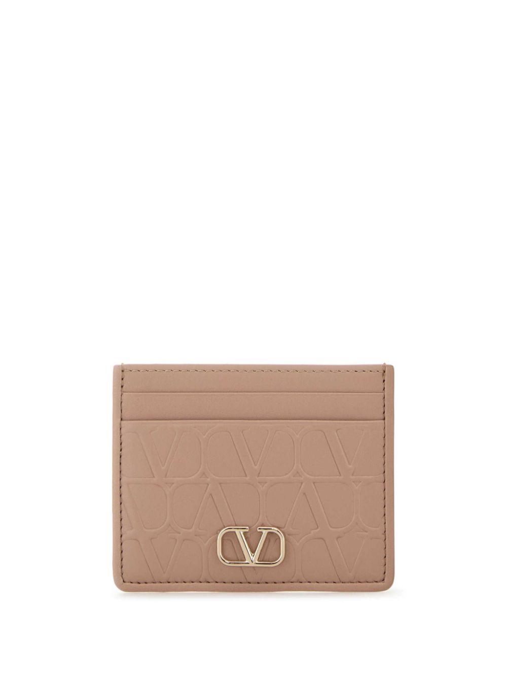 Valentino Garavani VLogo Signature cardholder - Neutrals von Valentino Garavani