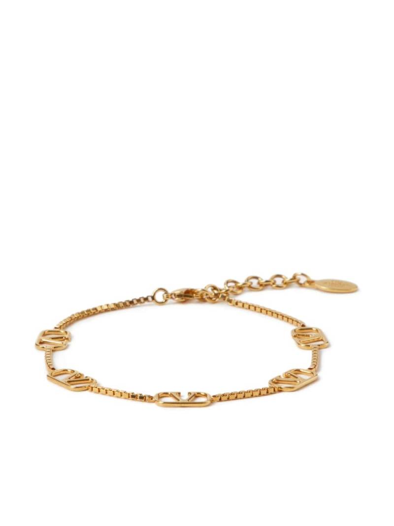 Valentino Garavani VLogo Signature chain anklet - Gold von Valentino Garavani