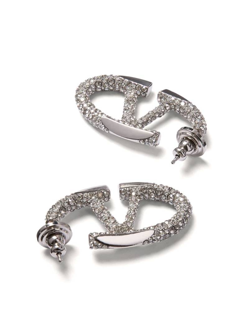 Valentino Garavani VLogo Signature earrings - Silver von Valentino Garavani