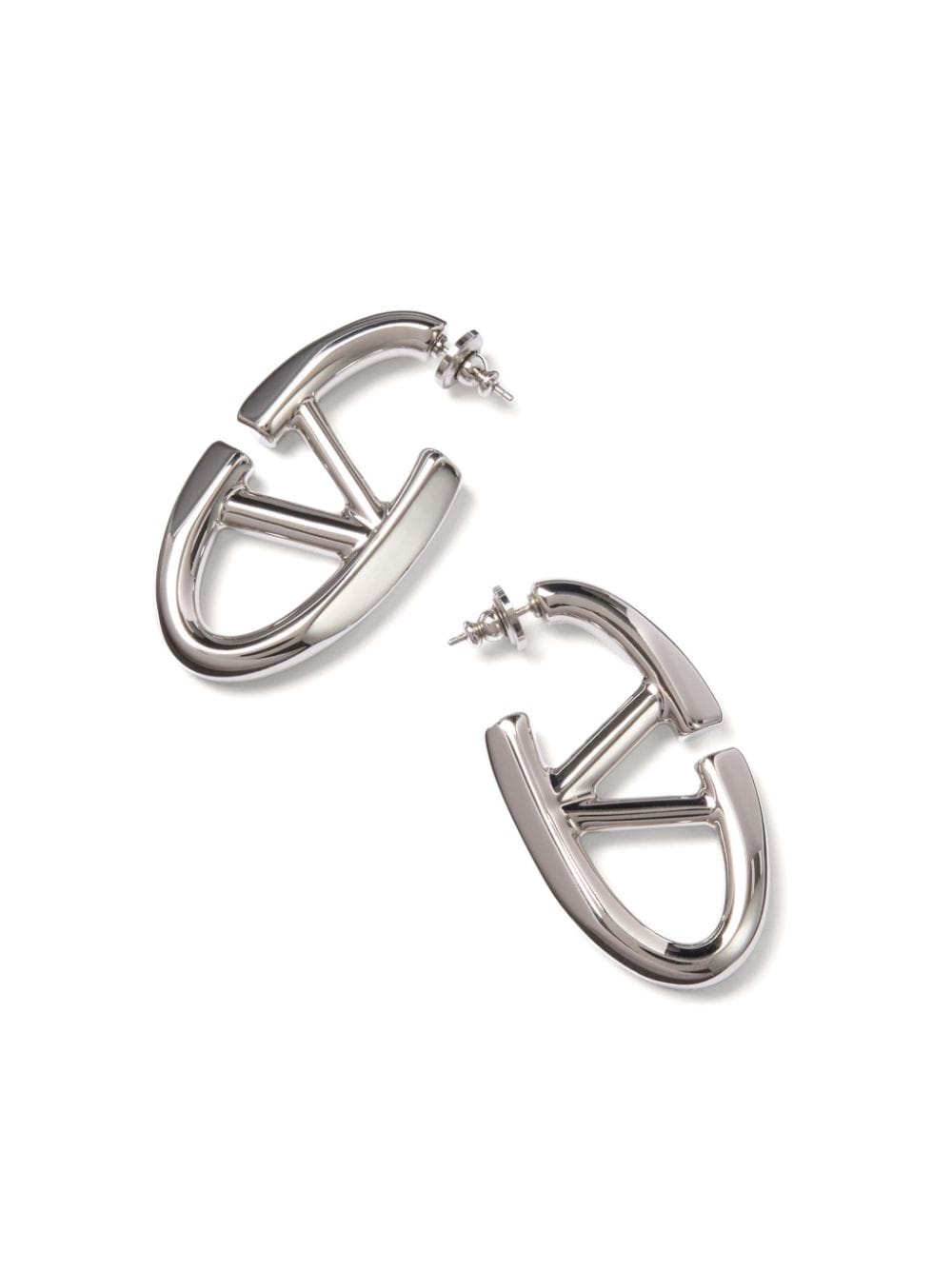 Valentino Garavani VLogo Signature earrings - Silver von Valentino Garavani