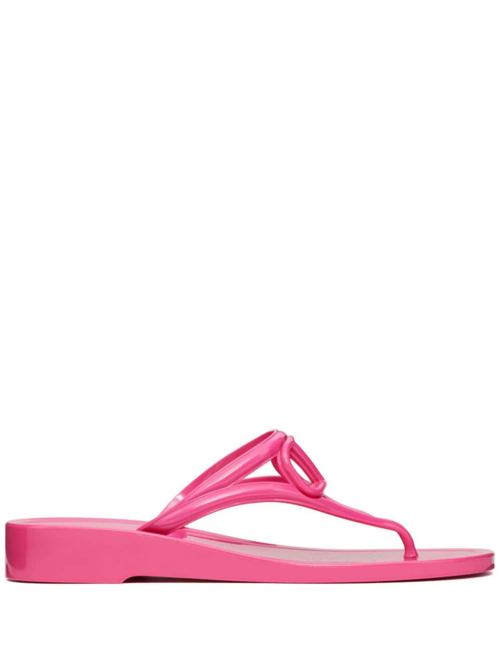 Valentino Garavani VLogo Signature flip flops - Pink von Valentino Garavani