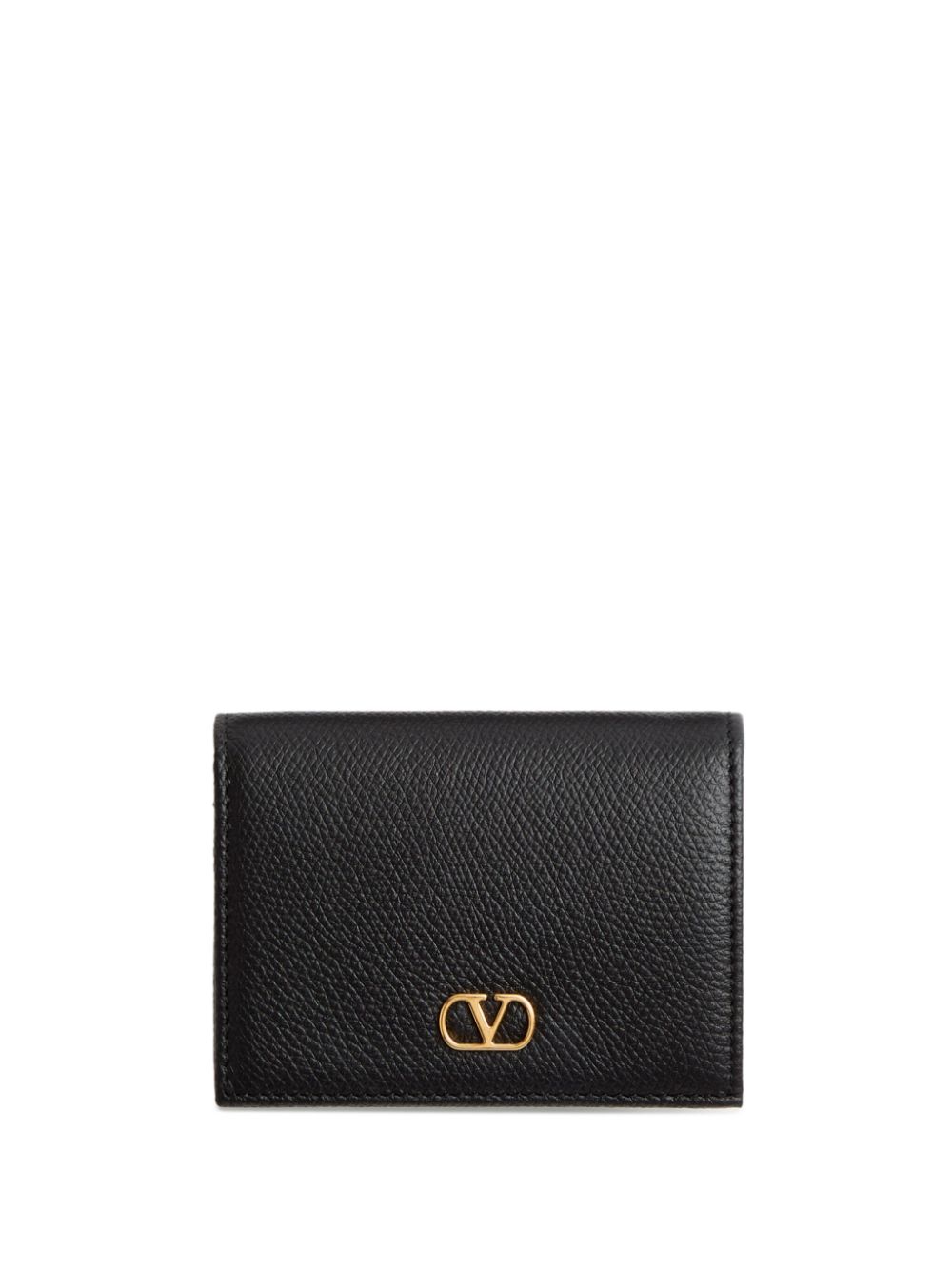 Valentino Garavani VLogo Signature leather wallet - Black von Valentino Garavani