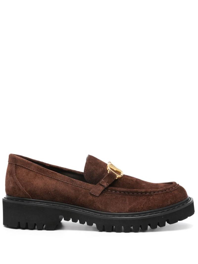 Valentino Garavani VLogo Signature loafers - Brown von Valentino Garavani