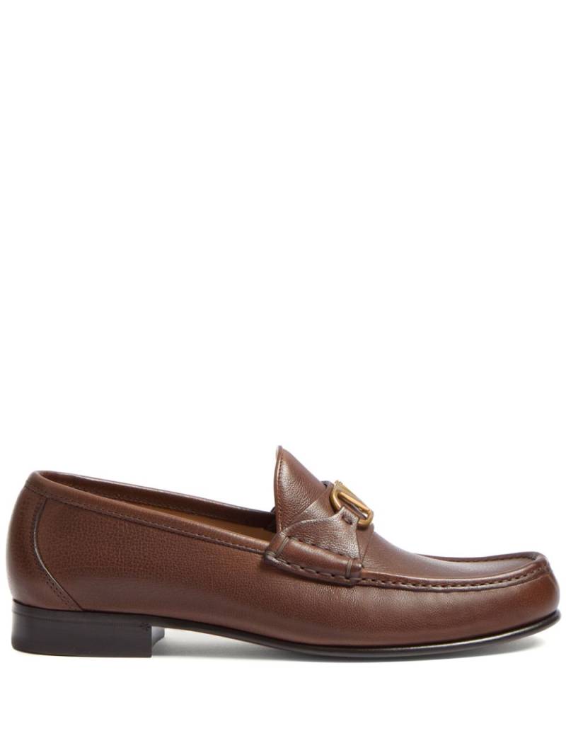 Valentino Garavani VLogo Signature loafers - Brown von Valentino Garavani